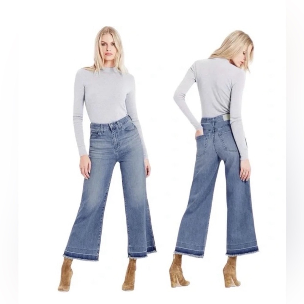 AG | The Yvette High Rise Crop Flare Jeans